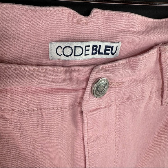 Code Bleu Pink Jean Shorts Casual Summer Wear - Picture 4 of 6